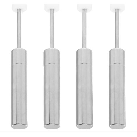 Pack Soft Close Rubbish Bin Dampers with Metal Plunger Mechanism Universal Silent for Kitchen and Outdoor Lid Easy Replacement (1/5)