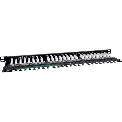 Patch Panel 24 Porte UTP Categoria 6 Phasak PU 4811 (1/4)