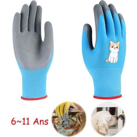Kids' Gardening Gloves - Size M - Cut-Resistant & Breathable