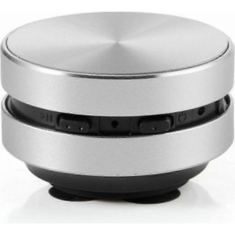 Enceinte portable sans fil avec technologie de conduction osseuse, son stéréo, connectivité Bluetooth, argent