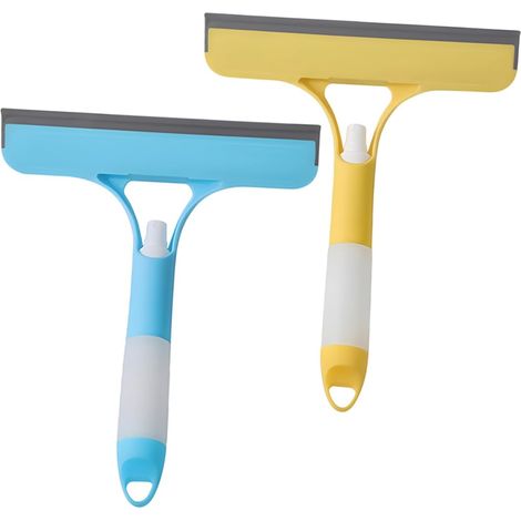 2 raclettes lave-vitres, pulvérisateur, pour voiture et verre (1/5)