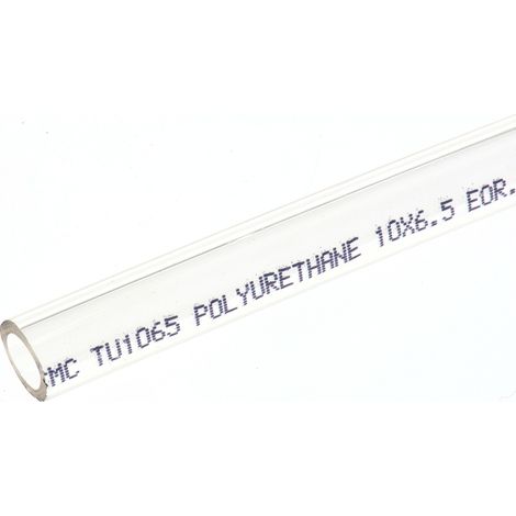 Tuyau à air comprimé SMC, 10mm x 6.5mm x 20m Clair en PUR ( Prix pour 1 )