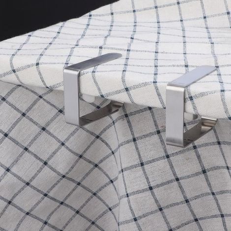 Rutschfeste Tischklemmen, robuste Tischdeckenklemmen aus Edelstahl, 4 Stück, für Zuhause (1/4)