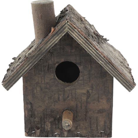 Nichoir suspendu en bois résistant à l'eau, abri pour oiseaux, accessoires pour animaux de compagnie (1/5)