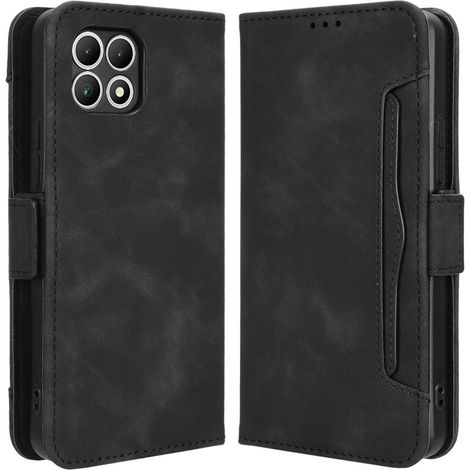 Custodia a libro per T Phone 2 5G, con scomparto per carte, colore nero. (1/5)