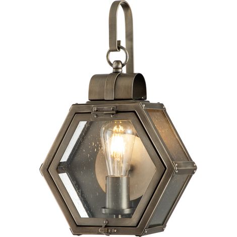 Elstead Quoizel Heath Lanterna da esterno a parete Bronzo Brunito, IP44 (1/5)