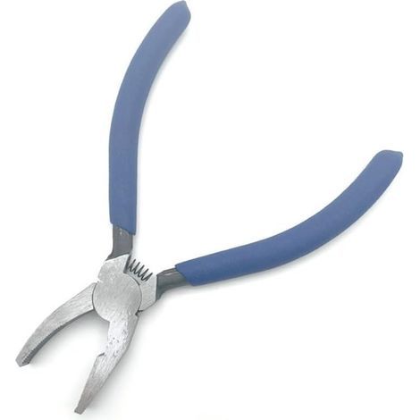 CSPARKV Pince à bec plat, pince de coupe de verre avec vis réglable, pince multifonction pour coupe de verre (15,2 cm) (1/4)