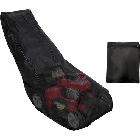1 Housse de protection tondeuse, tissu Oxford imperméable, sac de rangement inclus, pour extérieur et intérieur (1/5)