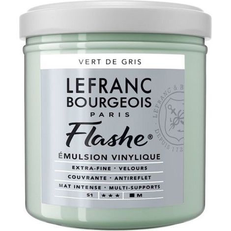 Peinture vinylique - Flashe - Vert de gris - 547 - Lefranc Bourgeois - 125ml