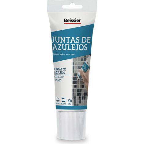 Beissier – Pâte de joint carrelage prête à l'emploi 200ml – Excellente adhérence et étanchéité – Application facile tube – Finition esthétique (1/3)