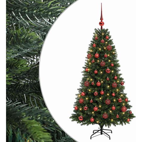 Albero di Natale Artificiale con Palline 120 cm 150 LED vidaXL (1/5)