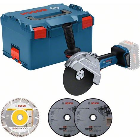 Bosch Akku Winkelschleifer Schleifen L-Boxx GWS 18V-180P Professional 06019H6L02 (1/10)