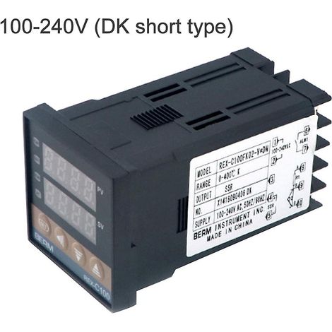 Régulateur de température numérique intelligent PID REX-C100FK02-VDN 0-400°CK Entrée Type SSR Sortie (10 (1/4)