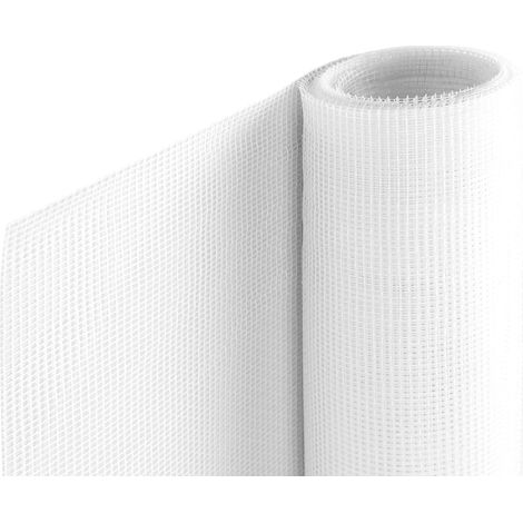 Moustiquaire en fibre de verre blanche, découpable sur mesure, résistante aux déchirures et aux insectes (1,2 x 3 m) (1/5)