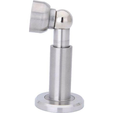 Stainless steel color magnetic door stop with adjustable height, magnetic door stop, 304 stainless steel door support