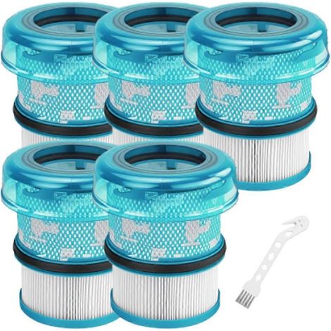 Filtre de rechange pour aspirateur eau et poussière V16 Piston Animal Submarine DS60, 5 filtres, 1 brosse de nettoyage (1/5)