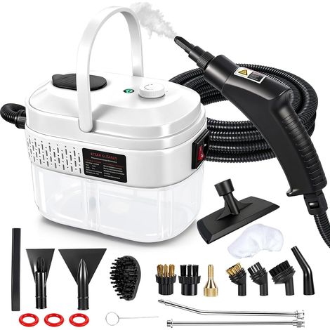 Nettoyeur Vapeur Portatif 1500W, Nettoyage Haut avec 14 Accessoires, 3bar, 15s, 1400ml Steam Cleaner (1/5)