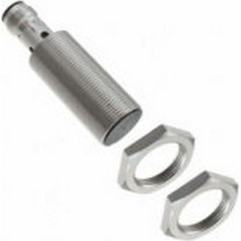 Sensore Induttivo, nichel-ottone, corpo corto, M18, schermato, 8 mm, CC, 3 fili, PNP-NA, connettore plug-in M12