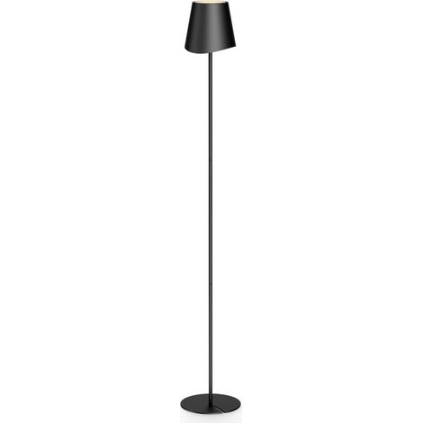 Xanlite – Lampadaire LED dimmable rechargeable 500 lumens – Hauteur 130cm – Métal noir – CCT ajustable – LAM130ND