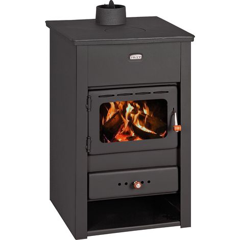 Stufa A Legna Camino Combustibile Solido recinzione in ghisa Prity K2CP 10 kw
