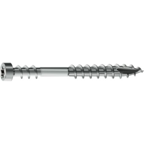 Boite de 200 VIS TERRASSE 5x60mm type SPAX ETOILE tête cylindrique - INOX A2 (1/5)