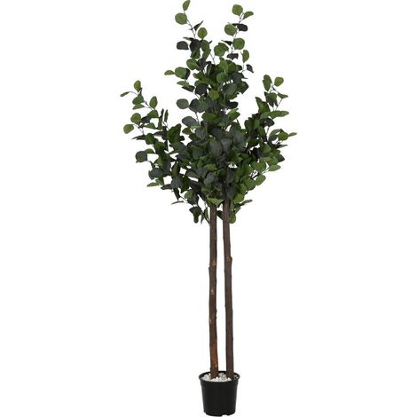 Arbol Poliester Madera 90X90X180 Eucalipto Verde (1/4)