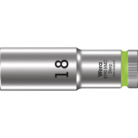 Wera 8790 HMC Deep Steckschlüsseleinsatz mit 1/2"-Antrieb, 18 x 83 mm (1/5)