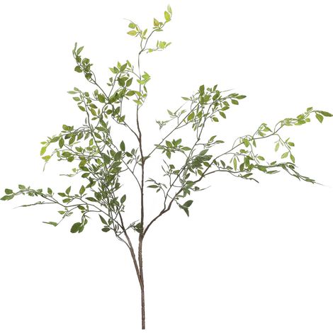 Branches de Nandin artificielles, 5 pièces, 110cm de haut, fausses tiges vertes pour Vase, centre de Table, décoration de bureau et de maison (1/5)
