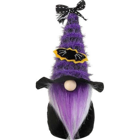 Halloween gnome décoration, effrayant mignon style, pour la maison et bureau,Violet (1/5)