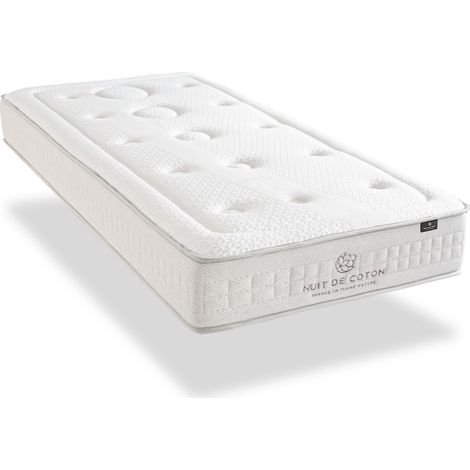 Matelas Prélude 2.0 - Latex 100 % naturel - Souple et respirant - 25 cm - 90x190 cm (1/5)