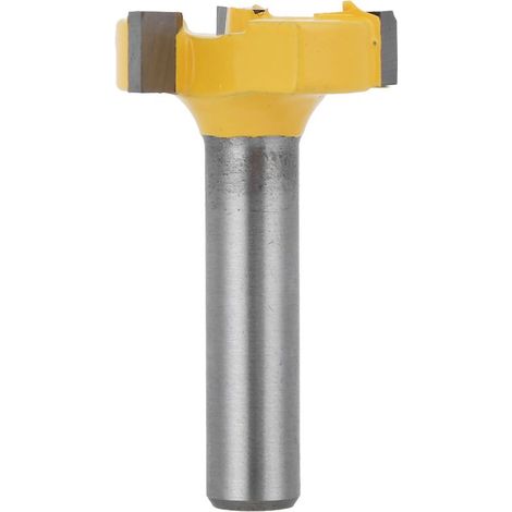 Fraise bois 3 lames fente T – Tige 8mm accessoires fraisage 8x1/4 pour défonceuse et travail du bois (1/5)