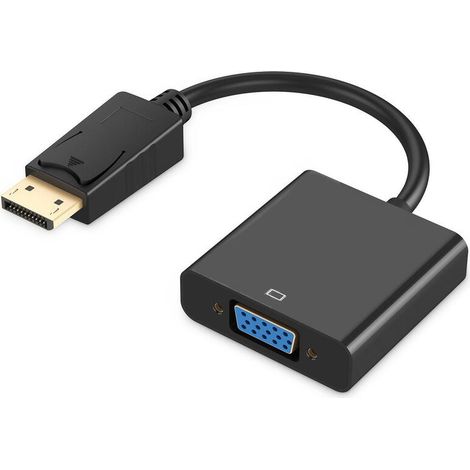 Ewent EC1454 adaptador de cable de vídeo 0,15 m DisplayPort VGA (D-Sub) Negro (1/2)
