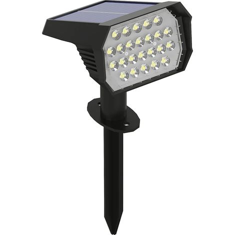Faretto solare da interrare - 80 lumen - Nero - ODENSE (1/4)