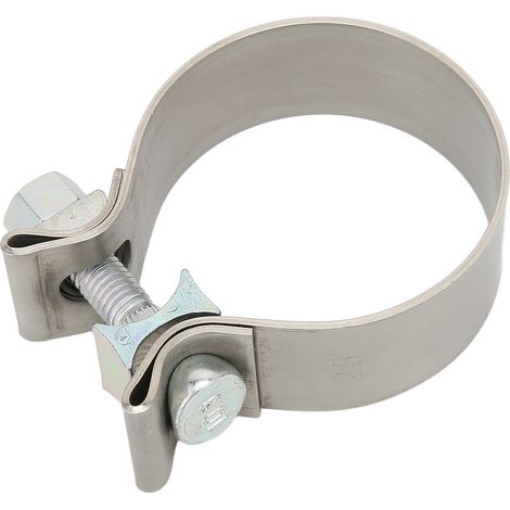 Collier de serrage universel pour échappement, étanche, inoxydable, haute dureté, pour collecteur et tubulure, 2,5 pouces (2 pièces) (1/5)