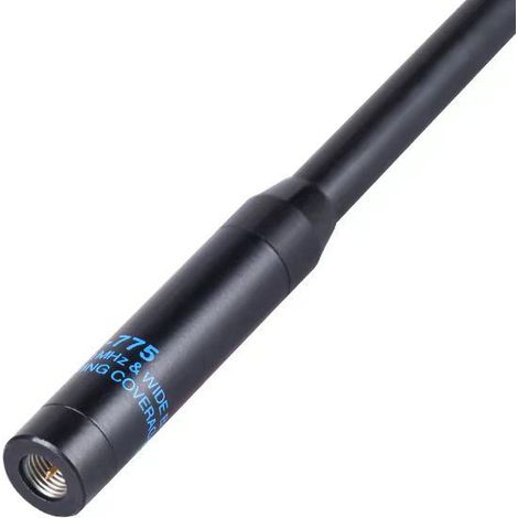 SRH775 copper tube walkie-talkie with enhanced signal UV dual-band handheld transmitter and SAM male connector. (1/4)