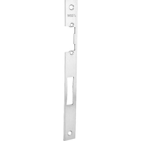 Piastra di scatto wss 270x24x3mm acciaio inox installazione sinistra destra