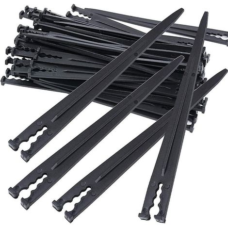 cutefly Lot De 50 Supports De Tuyau D'arrosage Pour Tuyau D'irrigation - Support D'ancrage De Fixation Pour Tuyau D'arrosage De Jardin - Accessoir (1/5)