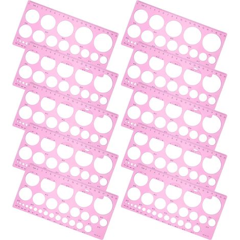 Gabarit rond pour quilling de précision, 10 pièces formes (1/5)