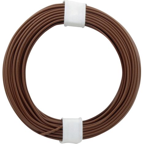 Donau Elektronik 118-8 Litze 1 x 0.14 mm² Braun 10 m
