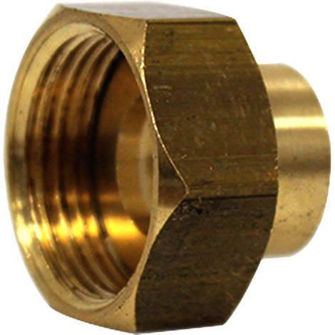 Raccord droit 2 pièces 359 GCU femelle 3/4" (20/27) - Tube Cuivre Ø16 - Arcanaute (1/5)