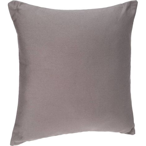 Abnehmbares Kissen aus Baumwolle - grau - 38x38 cm