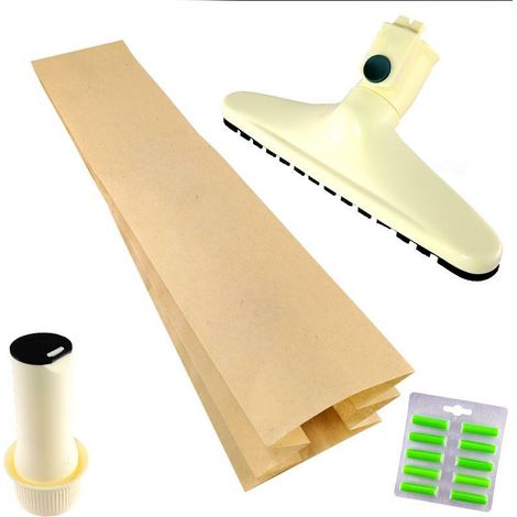 Sacchetti folletto vk 117 vk 116 carta 20pz +20 profumi + spazzola + bocchettone compatibili