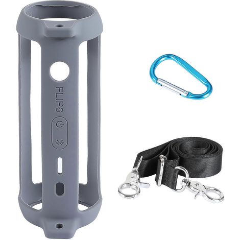 Weiche Silikon-Tragetasche für JBL Flip 6 Lautsprecher, robust und schützend