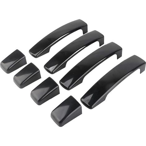 4 poignées de porte noires brillantes pour Range Rover Sport, Discovery 3 et Freelander 2 (1/4)
