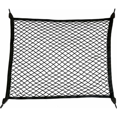 Red de almacenamiento para maletero de coche, 80x60 cm, red elástica de nailon para equipaje, adecuada para la mayoría de los maleteros de coche (1/5)