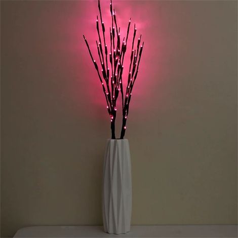 Lampe Branch - Guirlande Lumineuse à 20 Ampoules LED - 70 cm - Alimentée par Piles AA - Pour Décoration Intérieure et Extérieure (1/2)