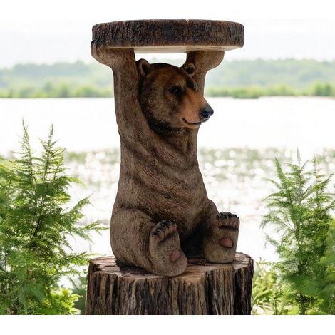 Bear Garden Ornament - L23 x W25 x H36 cm