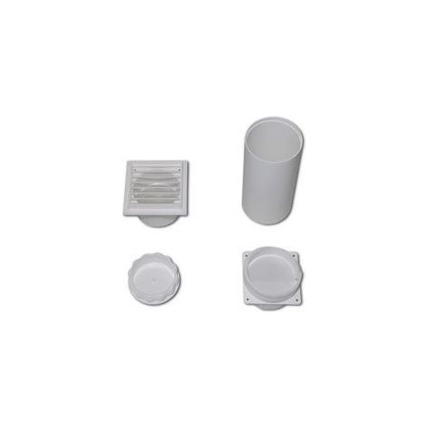 Remko – Passage mural pour climatiseur RKL 300/360/495 135 mm – Évacuation air chaud – Accessoire pour espaces confinés – Made in Germany