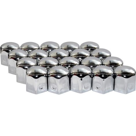 Eufab Radschraubenkappe Passend für (Schraubengröße) 17 mm Chrom Metall (1/2)