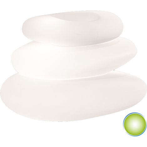 Vase Lampe Einrichtungszubehör in Harz 75X62X47 h Mod. Eden Pot Bright Grüne Lampe